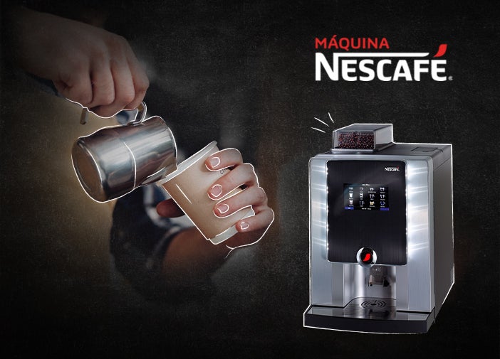 Haz crecer tu negocio máquina Nescafé